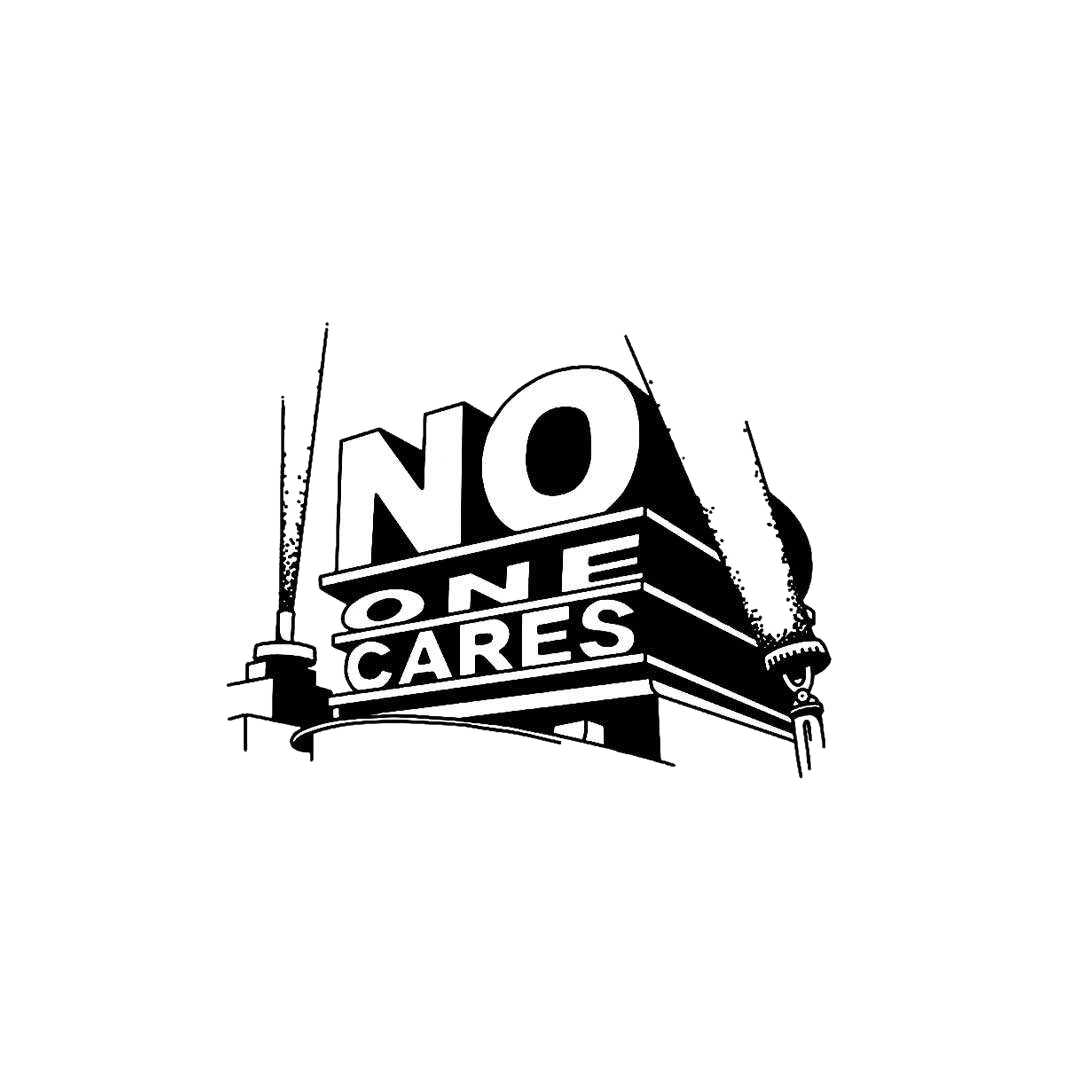 No one Cares Sticker